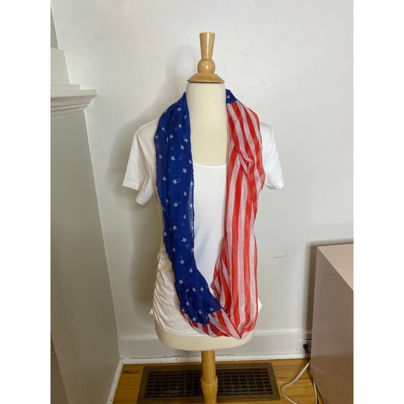 Accessories - American Flag Infinity Scarf